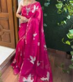 Linen Jute cotton sarees