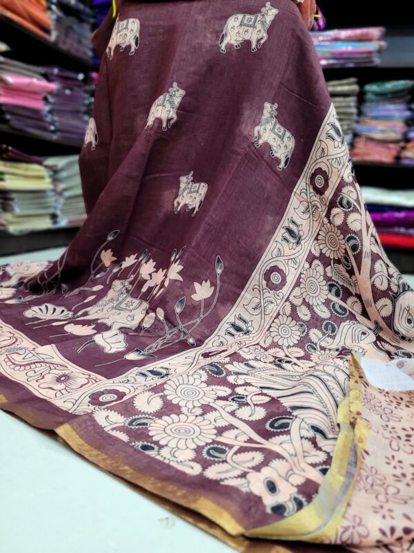 Linen Jute cotton sarees