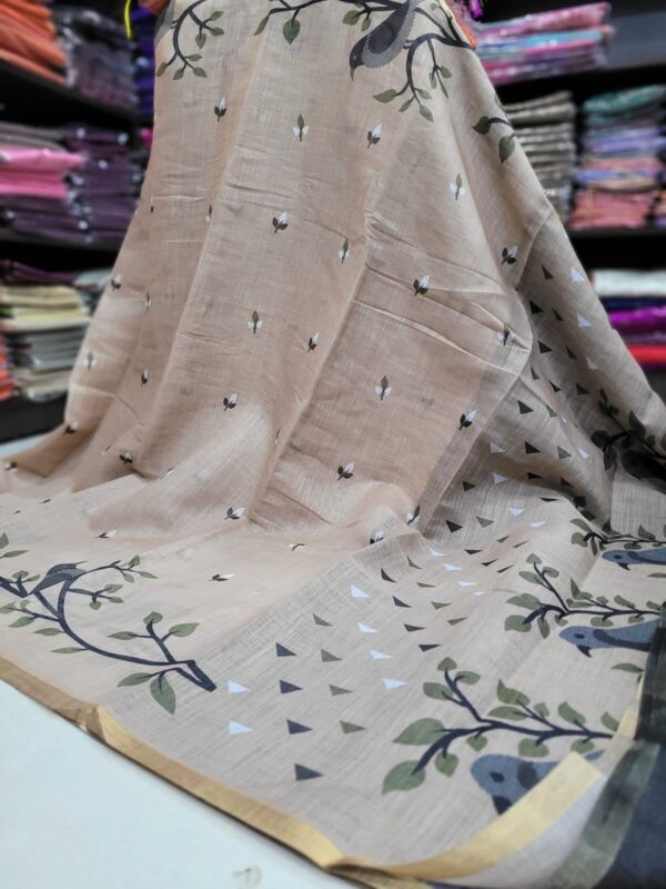 Linen Jute cotton sarees