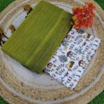 Kadhi Cotton Saree+Blouse Combo