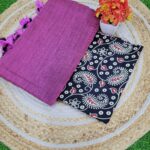 Kadhi Cotton Saree+Blouse Combo