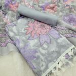 Branded Cotton Salwar Materials (Unstitched 3pcs)