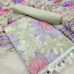 Branded Cotton Salwar Materials (Unstitched 3pcs)