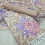 Branded Cotton Salwar Materials (Unstitched 3pcs)