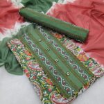 Branded Cotton Salwar Materials (Unstitched 3pcs)