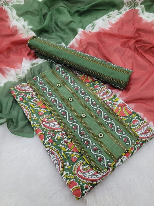 Branded Cotton Salwar Materials (Unstitched 3pcs)