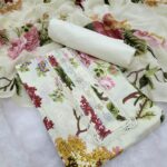 Branded Cotton Salwar Materials (Unstitched 3pcs)