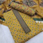 Branded Cotton Salwar Materials (Unstitched 3pcs)