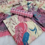 Branded Cotton Salwar Materials (Unstitched 3pcs)