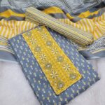 Branded Cotton Salwar Materials (Unstitched 3pcs)