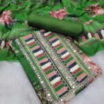 Branded Cotton Salwar Materials (Unstitched 3pcs)