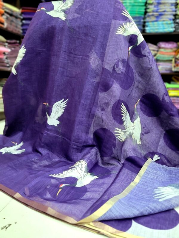 Linen Jute cotton sarees