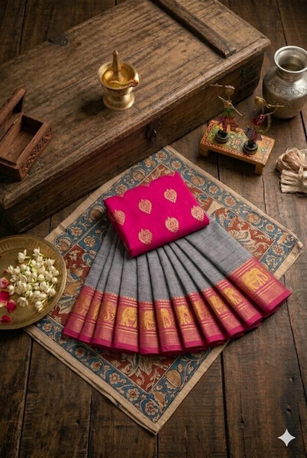 Elite Pure Kanchi Cotton Sarees