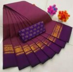 Elite Pure Kanchi Cotton Sarees - Image 2