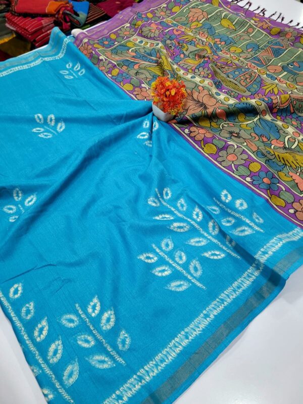 Ice Cream Tussar Silk Sarees