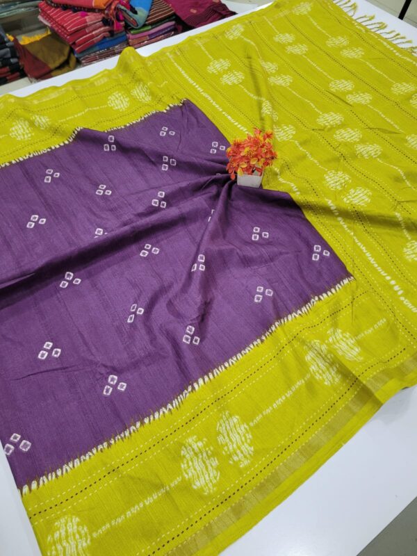 Ice Cream Tussar Silk Sarees