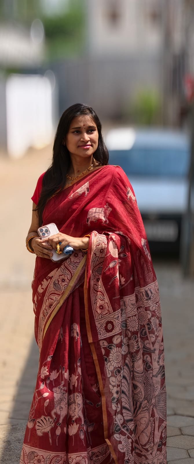 2026/04/1005196042.jpg Linen Jute cotton sarees - Image 1