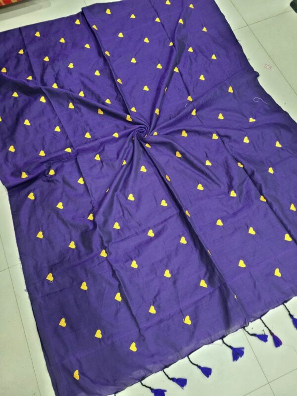 Love Embroidery Khadi Cotton Sarees