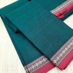 Authentic Narayanpet Cotton Sarees ( Green )