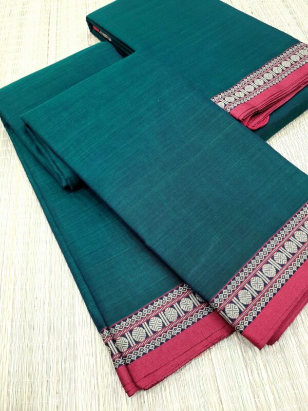 Authentic Narayanpet Cotton Sarees ( Green )