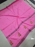 LOTUS EMBROIDERY MUL COTTON SAREES - Image 2