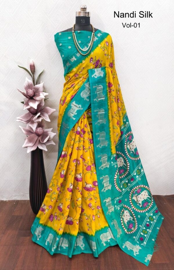 Elite Pichwai Silk Sarees