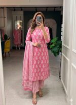 Branded Cotton Salwar Materials (Unstitched 3pcs)