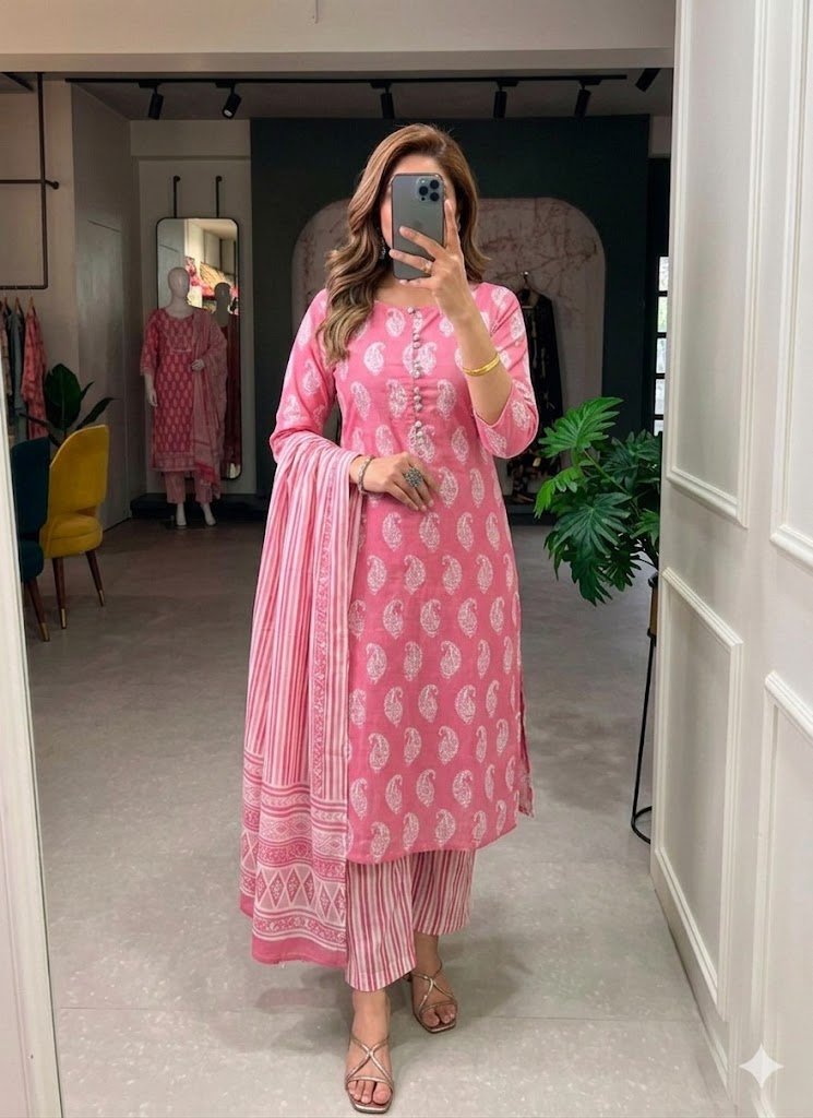 2026/04/1005212856.jpg Branded Cotton Salwar Materials (Unstitched 3pcs) - Image 1