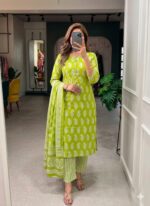 Branded Cotton Salwar Materials (Unstitched 3pcs)