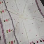 LOTUS EMBROIDERY MUL COTTON SAREES