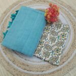 Kadhi Cotton Saree+Blouse Combo