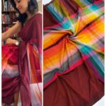 Rainbow Mulcotton Sarees