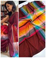 Rainbow Mulcotton Sarees