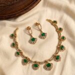 Premium & Designer Wear Neck Piece with Earring Set