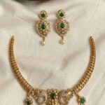 Premium & Designer Wear Neck Piece with Earring Set