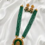 Premium & Designer Wear Neck Piece with Earring Set