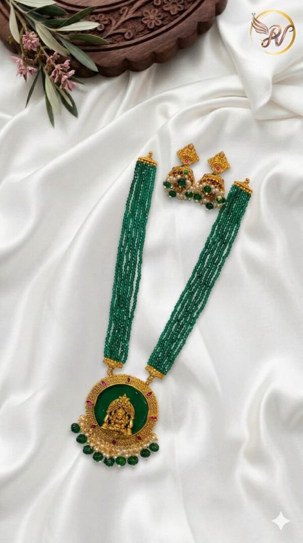 Premium & Designer Wear Neck Piece with Earring Set