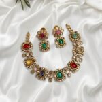 Premium & Designer Wear Neck Piece with Earring Set