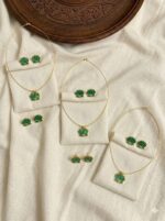Premium & Designer Wear Neck Piece with Earring Set ( 1 set ) - Image 2