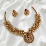 Premium & Designer Wear Neck Piece with Earring Set