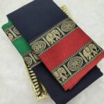 Authentic Narayanpet - Ganga Jamuna Border ( Black )
