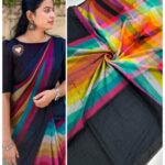 Rainbow Mulcotton Sarees