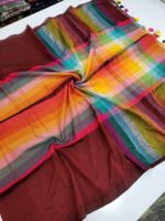 Rainbow Mulcotton Sarees - Image 2