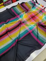 Rainbow Mulcotton Sarees - Image 2