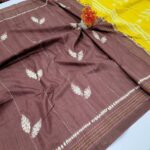 Ice Cream Tussar Silk Sarees