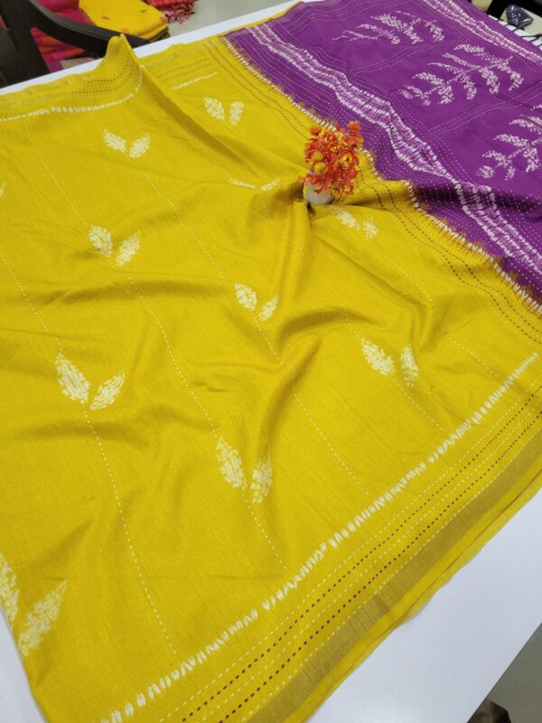 Ice Cream Tussar Silk Sarees