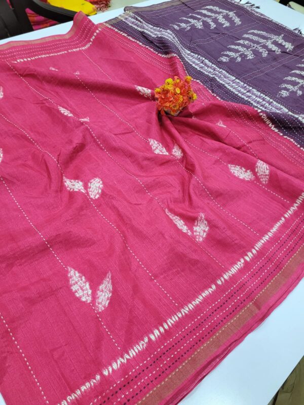 Ice Cream Tussar Silk Sarees