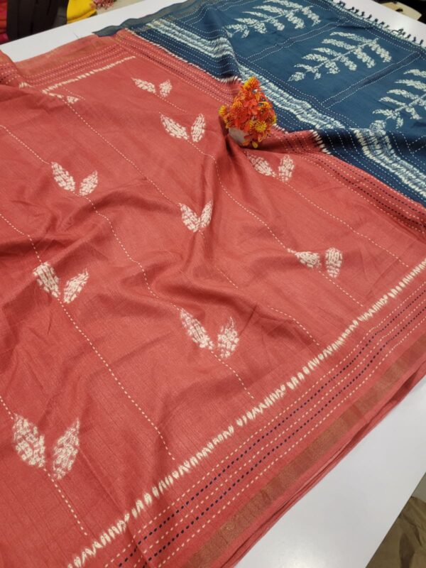 Ice Cream Tussar Silk Sarees