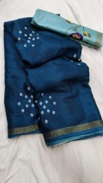 Viscose Soft Cotton Saree - Image 2