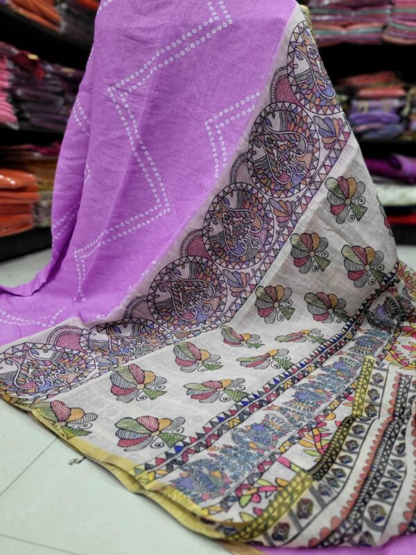 Linen Jute cotton sarees